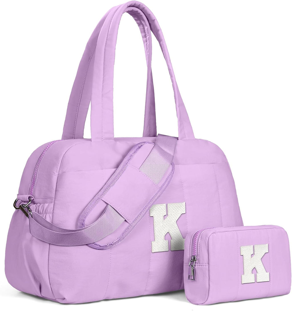 Skiennix Customizable Kids Duffle Bag | Stylish Overnight Bag with Wet Pocket & Makeup Pouch for Girls