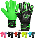 Westwood Fox Goalkeeper Gloves - Heavy Grip Palm with Finger Protection for Kids & Adults | 4+3 mm Latex