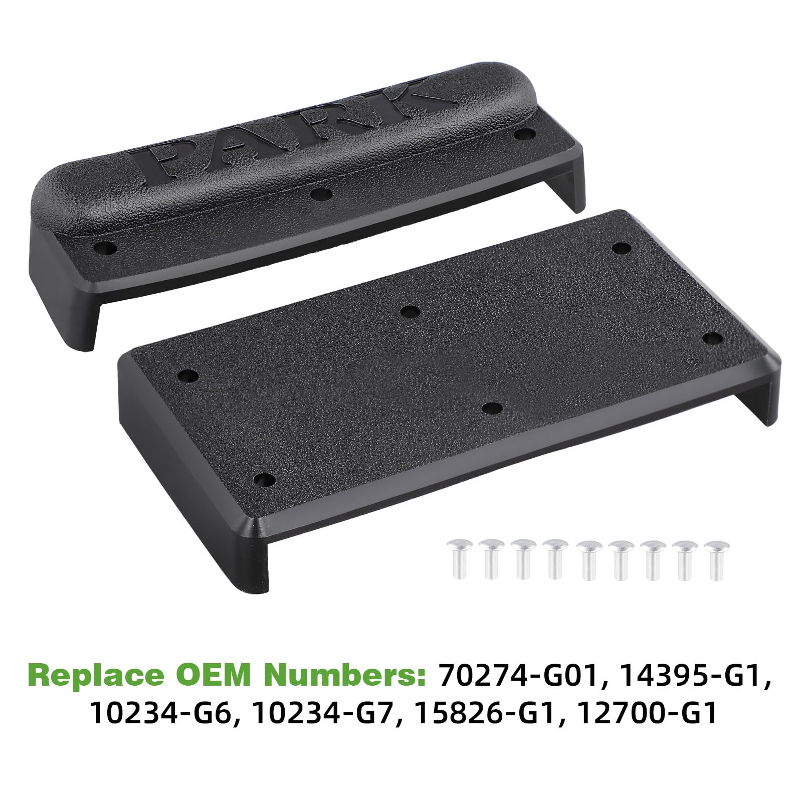 Roykaw Golf Cart Brake Pedal Pad Compatible with EZGO TXT and Marathon Gas & Electric 1971-1992 Golf Carts, TXT Brake Pedal, Replace OEM# 70274-G01, 14395-G1, 10234-G6, 10234-G7, 15826-G1, 12700-G1
