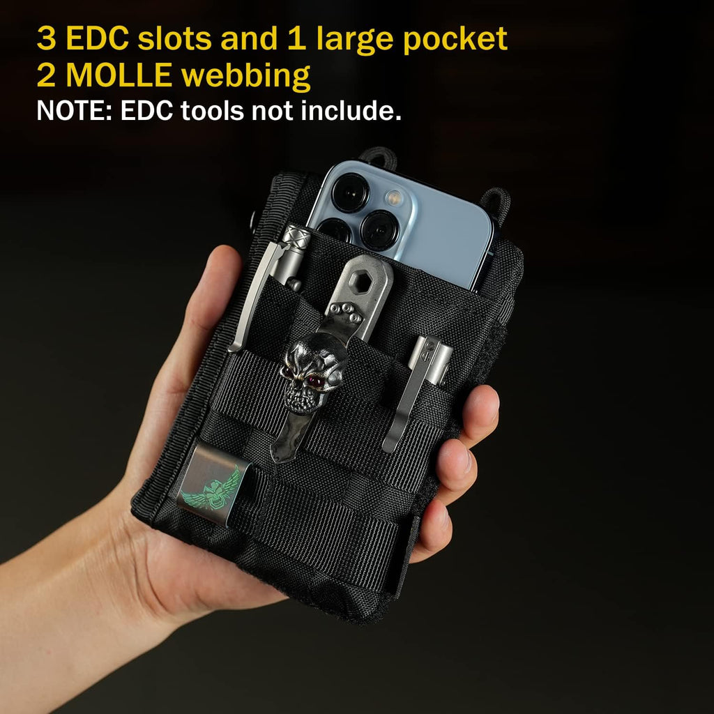 VIPERADE VE16 EDC Pouch - Versatile Pocket Organizer for Men | Multitool Wallet for Everyday Carry Gear
