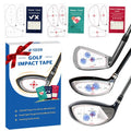 FODESAN Golf Impact Tape, Golf Swing Trainer & Training Aid, Club Face Stickers for Instant Swing Feedback, Indoor & Simulator Practice, Golf Accessories, Practical Golf Gifts & Golf Stuff for Golfers