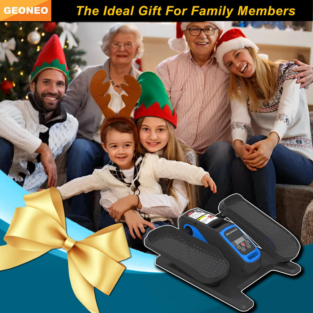 Under Desk Elliptical Machine, Electric Elliptical Exerciser for Senior, Quiet and Small Electric Seated Pedal Exerciser for Home with Remote Control and 12 Adjustable Speeds