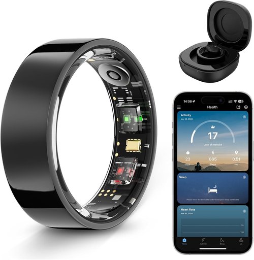 Halo Ring Smart - Fitness Tracker with Sensor Technology | iOS & Android Compatible, Long Battery Life