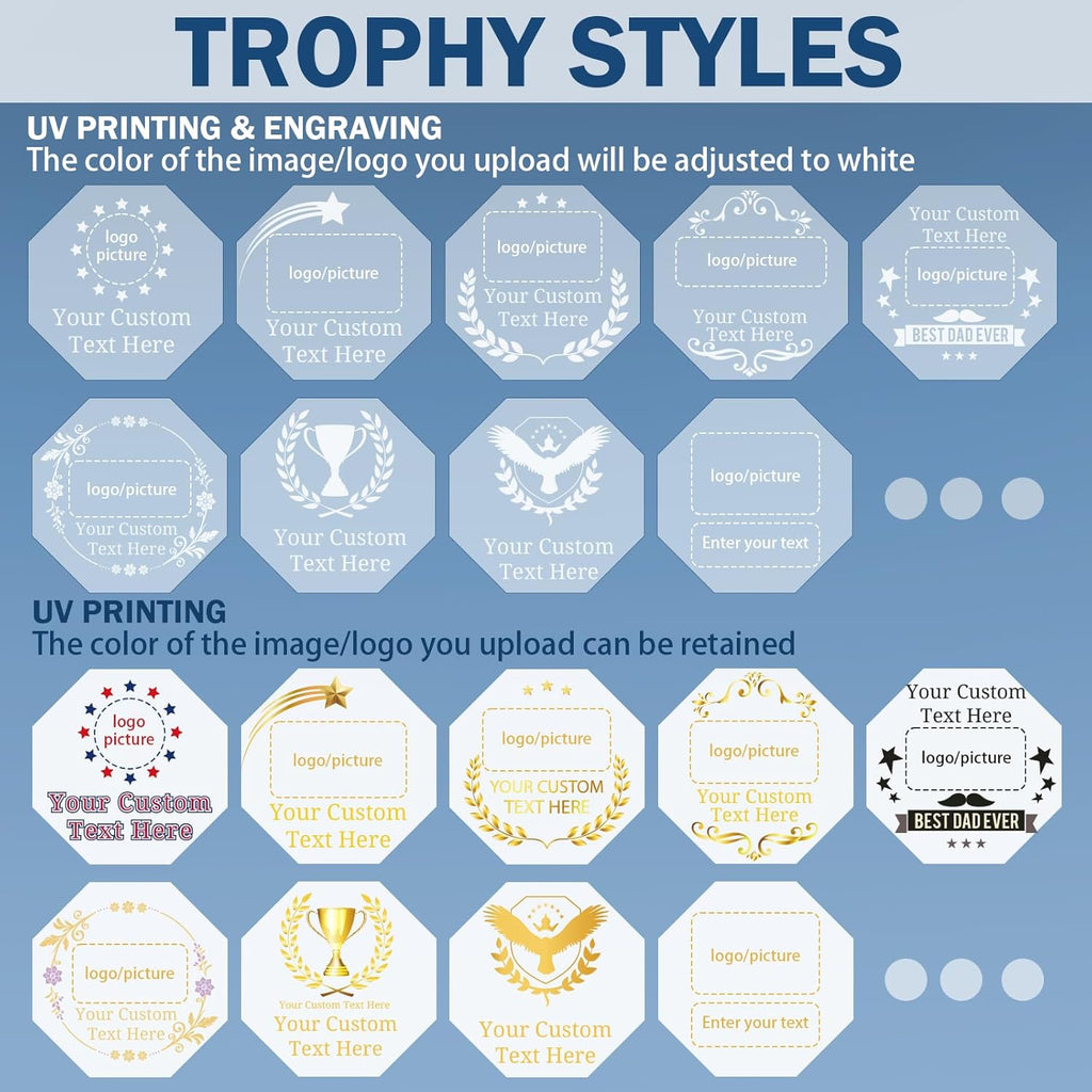 Personalized Crystal Trophy Award | Engraved Plaques for Employee Appreciation & Retirement Gifts