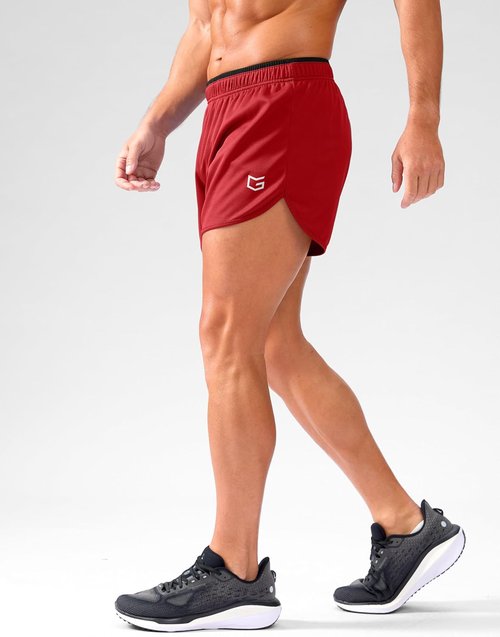 G Gradual Running Shorts for Men - Lightweight 3.5 Inch Breathable Gym Shorts with Brief Liner
