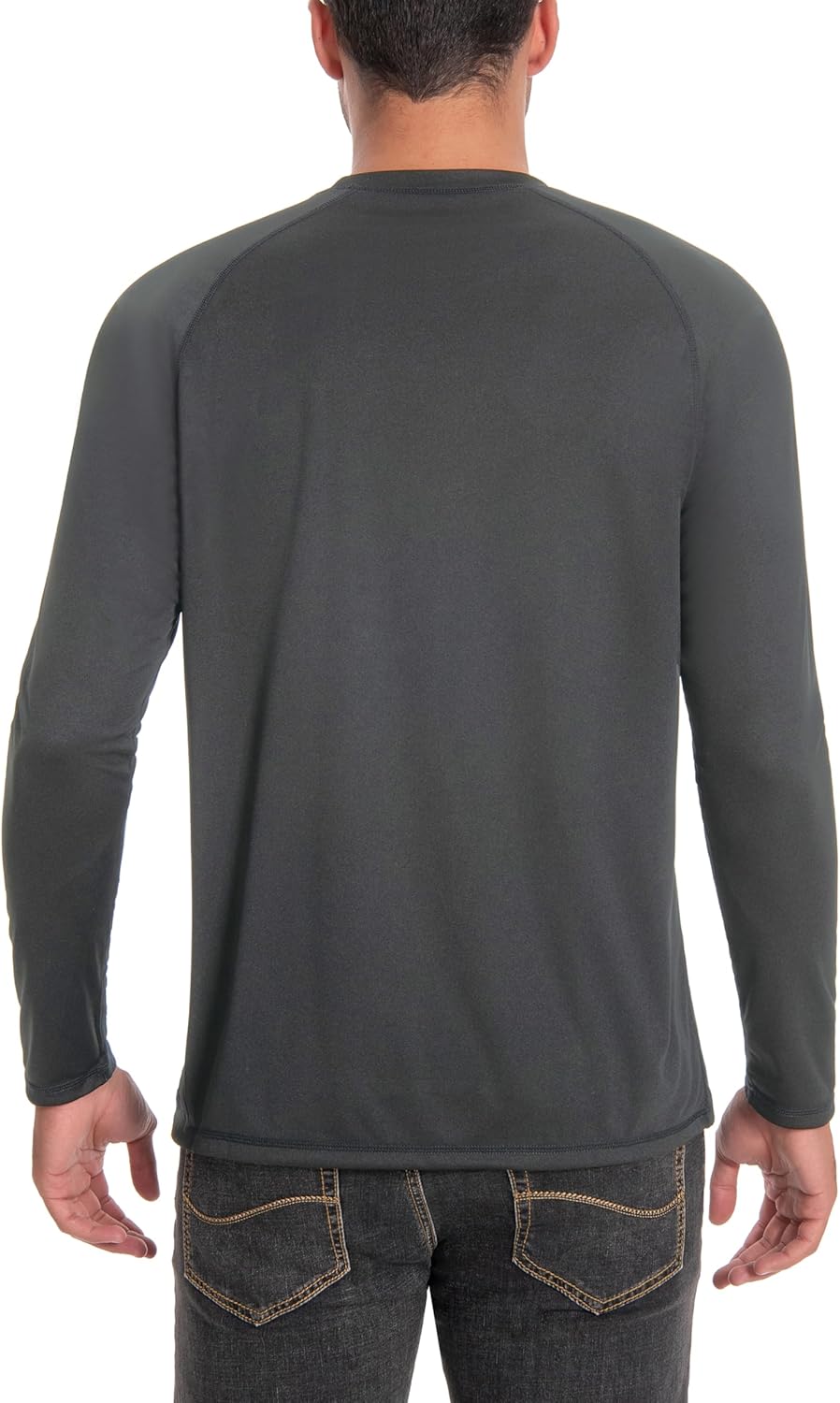 Skiennix Men's Sun Protection Shirt - UPF 50+ UV Long Sleeve Rash Guard | Lightweight Quick Dry for Fishing & Swimming
