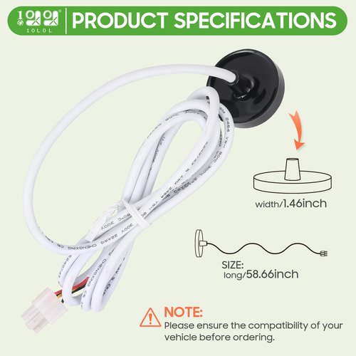10L0L Golf Cart Speed Sensor 36V Fit for PDS Electric Golf Cart EZGO (2000-UP), OEM Part 73327G01