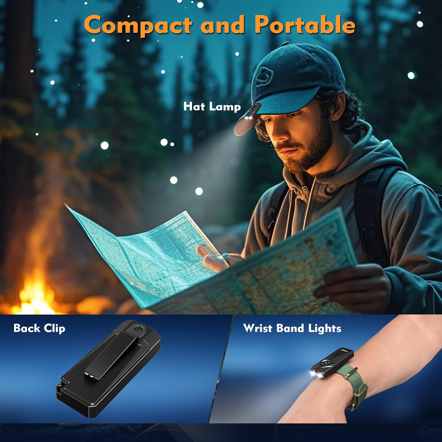 VTIGER K1 Keychain Flashlight - 800 Lumens USB Rechargeable Mini EDC Light | Compact & Portable for Everyday Use