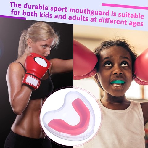Boao 17 Pack Kids Youth Mouth Guard for Sports, Boys Girls Mouth Guard with Case for Football Lacrosse Basketball Boxing Soccer Taekwondo MMA Karate
