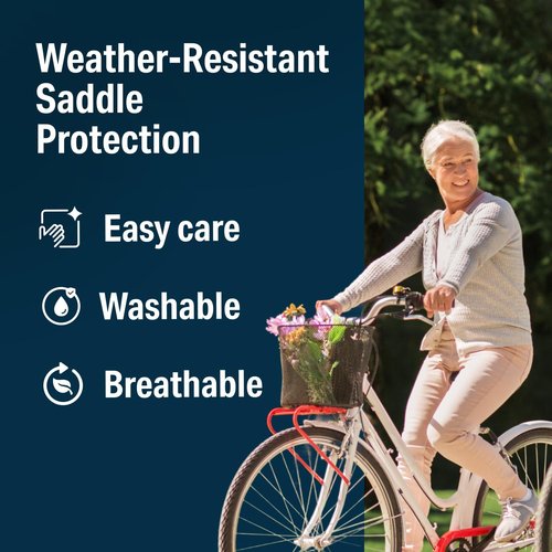 Bikeroo Comfort Bike Seat Cushion - Padded Gel Cover for Universal Fit on Peloton & Stationary Bikes
