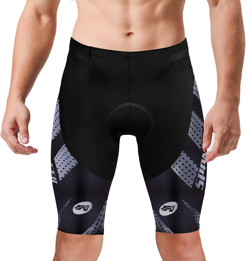 Sponeed Men's Cycling Shorts - Padded Spandex Tights for Ultimate Comfort | Breathable Bike Wear