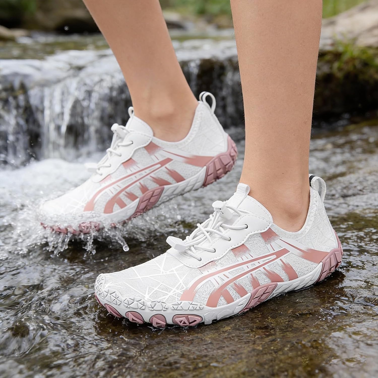 Skiennix Barefoot Shoes - Pro-Healthy Non-Slip Water Footwear for Men & Women | Wide Toe Running Sneakers