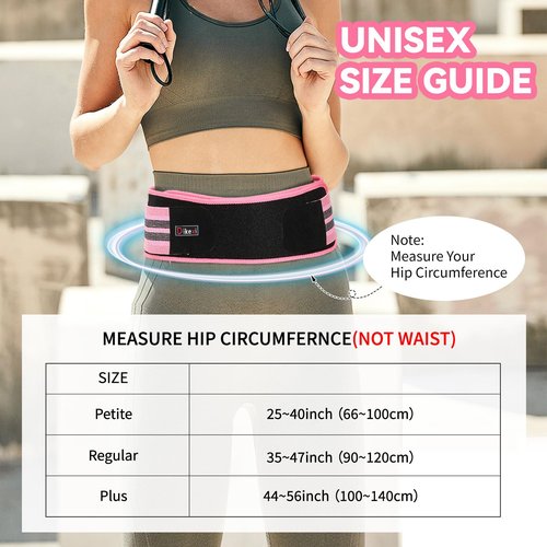 S-XXL Sacroiliac SI Joint Hip Belt for Women Men-Alleviate Sciatica|Pelvic|Back|Lower Back Support, Pelvic Support Belt, Adjustable Lumbar Pain Relief, Trochanter Belt, Pink, S(Hip Size 25-40")