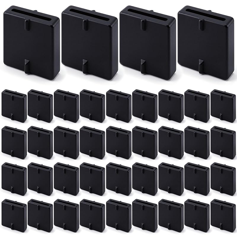 40 Pcs Rubber Tire Cleats for 2" Straps - Tire Tie Down Cleats (Variation: 40)