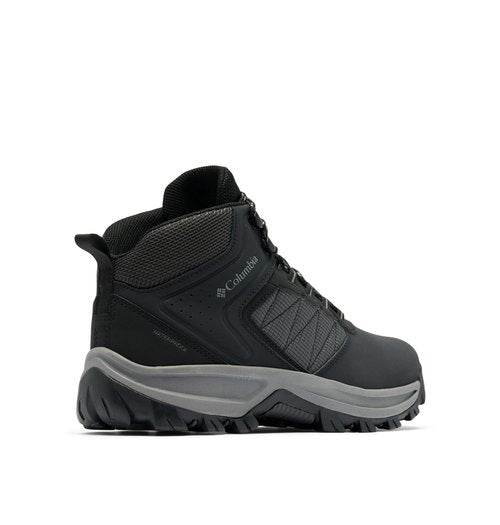 Columbia Mens Transverse Waterproof Hiking Boot, Black/Titanium Grey Steel, 10