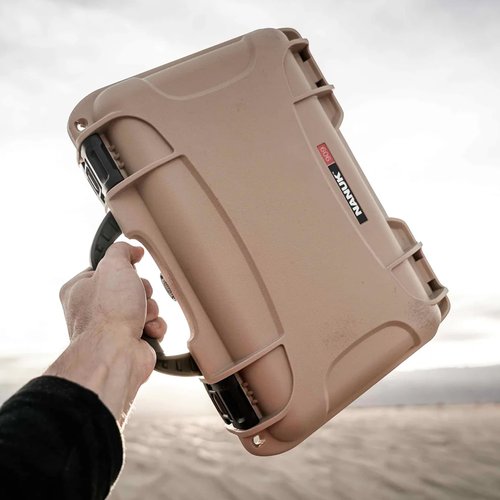 NANUK 909 Travel Hard Case with Customizable Cubed Foam – Waterproof Camera Case, 12.6” x 9” x 4.4”, Lightweight, Lockable, Dustproof, Impact-Resistant & Durable Protective Case – Yellow
