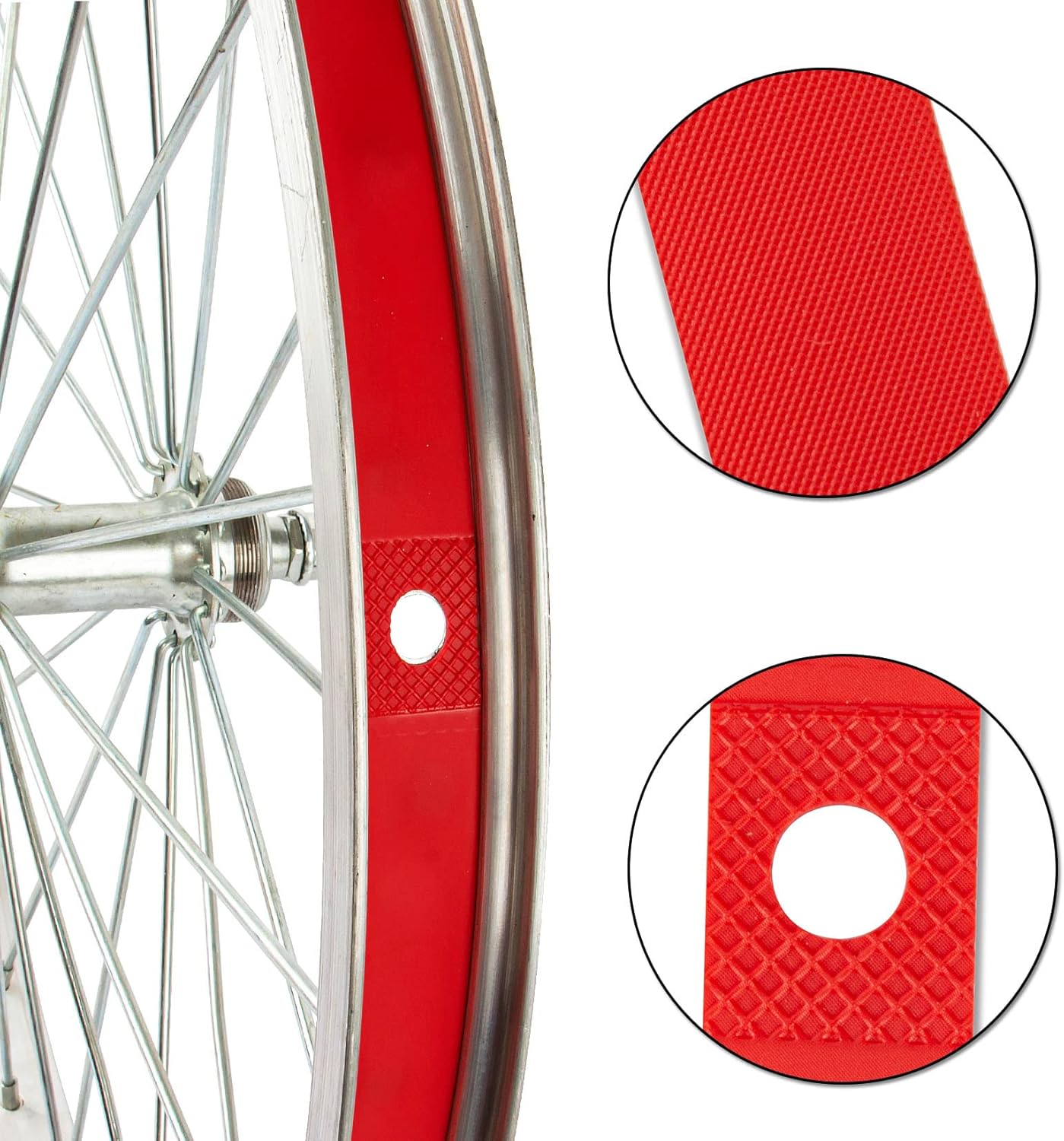 PSLER Bicycle Rim Liner - Durable Tire Protection Strip | 2-Pack Rim Tape for Enhanced Safety