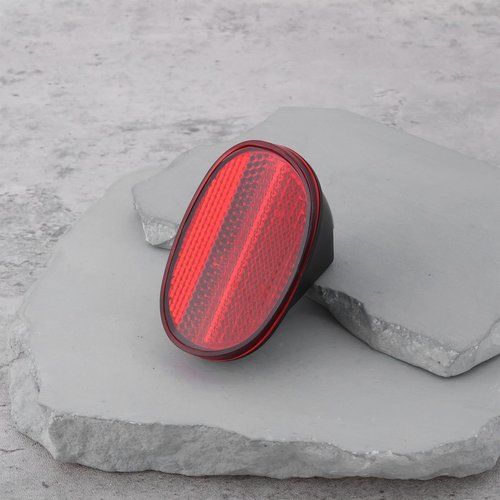 ECSiNG 2Pcs Bike Oval Rear Fenders Reflector 62x43mm Compatible with Most Bicycles with Fenders