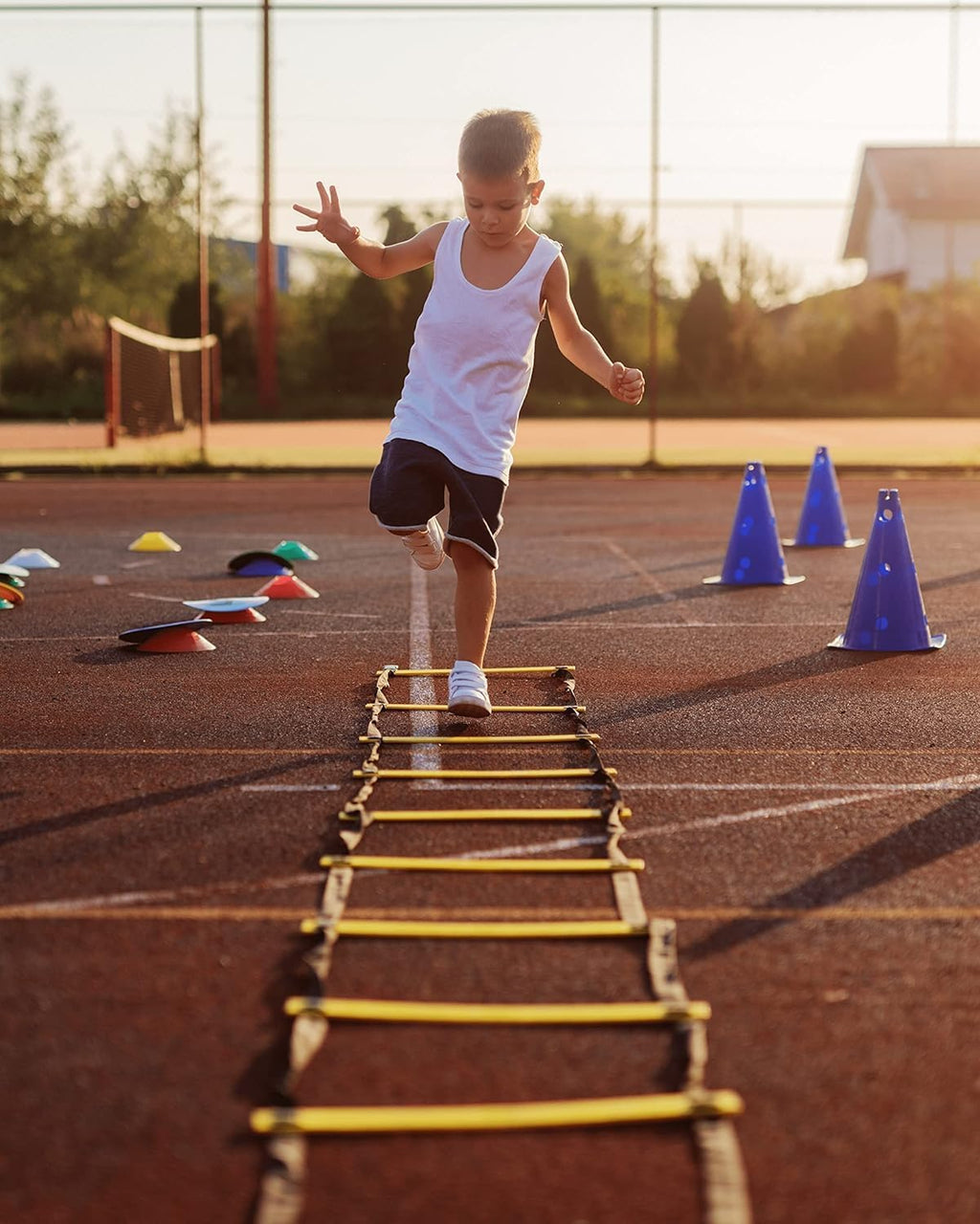 Skiennix 20ft Agility Ladder - Speed Training Equipment for Soccer, Football & Fitness | Includes Carry Bag