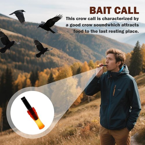 Crow Caller - Portable Crow Luring Whistle for Outdoor Use | Ideal for Beginners & Professionals