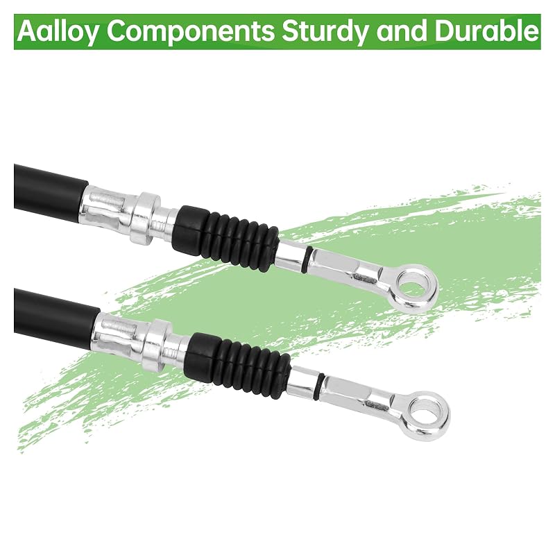 Brake Cable Set for Yamaha Golf Cart G8-G22 51in Passenger, 43in Driver (10L0L)