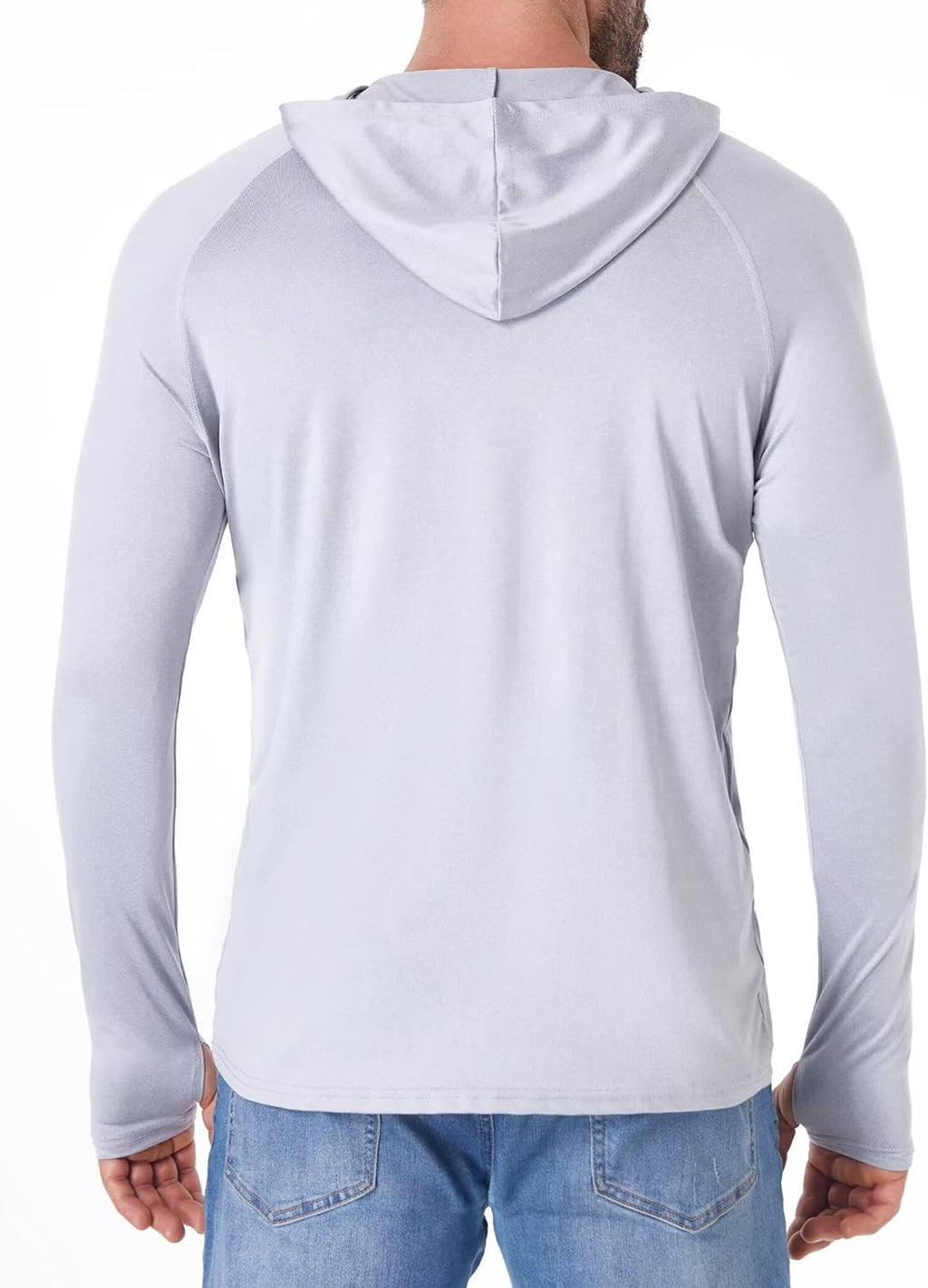 OYGSieg Men's Athletic Hoodies - Long Sleeve Fishing Shirt with UPF 50+ Sun Protection | Lightweight & Comfortable