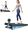 Walking Pad Treadmill - 12% Auto Incline, 450 lbs Capacity, Bluetooth Speaker | Under Desk, 5 MPH