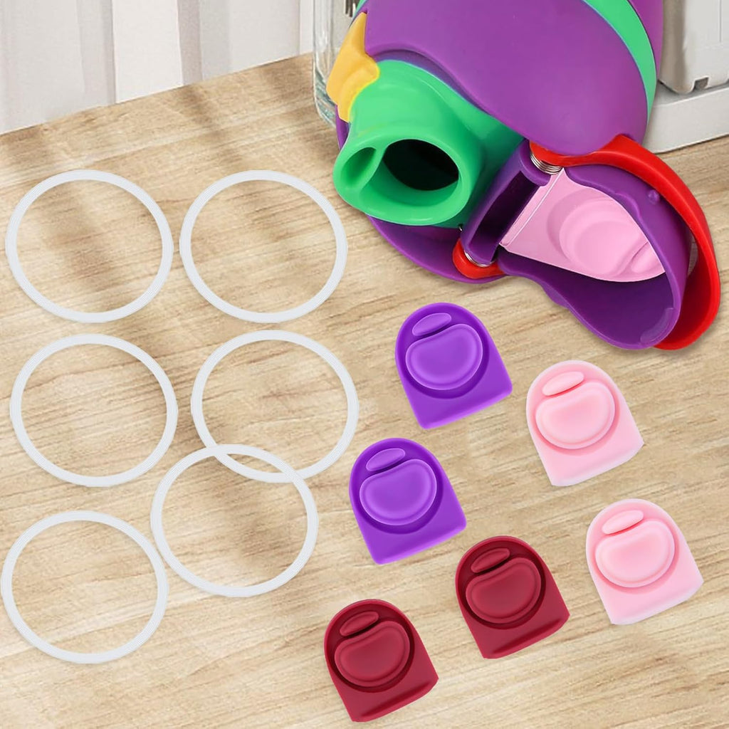Owala Replacement Lid Rubber Seal Stopper - 6 Sets of O-Ring Gaskets for FreeSip Water Bottles | Compatible with 16-40 oz Models