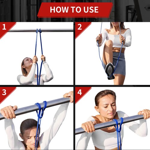 AUVIM Resistance Bands Set Pull Up Bands 3 Different Levels Fitness Exercise Bands for Men Women for Strength Training,Pilates,Yoga,Crossfit Include Door Anchor Storage Bag and Workout Guide