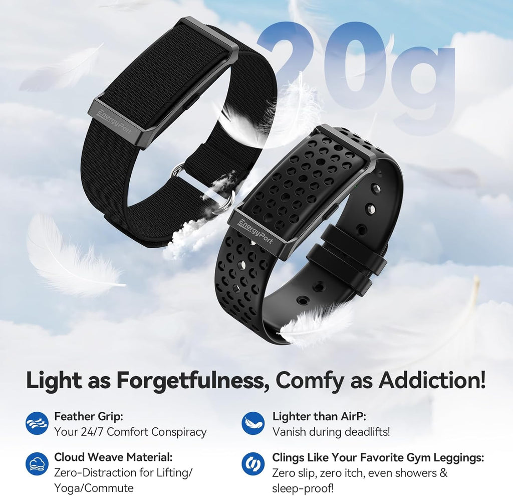 Skiennix Smart Bracelet - Wearable Fitness Tracker with 24-Hour Sleep Monitor & Heart Rate Monitor | Black
