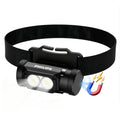 Philips SFL3255 LED Headlamp Rechargeable,1500 Lumens Super Bright Aluminium Magnetic Attraction Head Light Flashlight,Adults-Camping Accessories Gear,5 Modes for Outdoor Setting,USB Cable Included