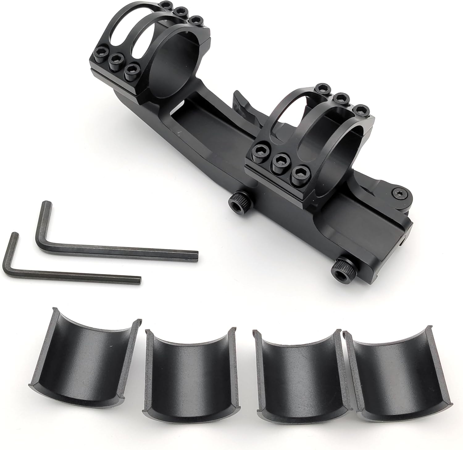 Skiennix Cantilever Scope Mount - 1 Inch/30mm Picatinny Weaver Rings with Quick Release