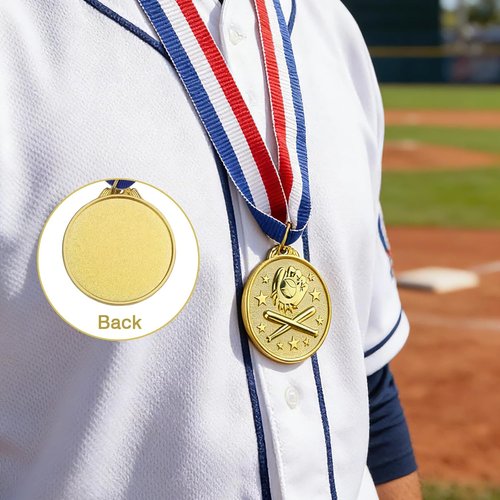 Gold Medals | Olympic Style 1st Place Awards for Sports Competitions - 2 Inches