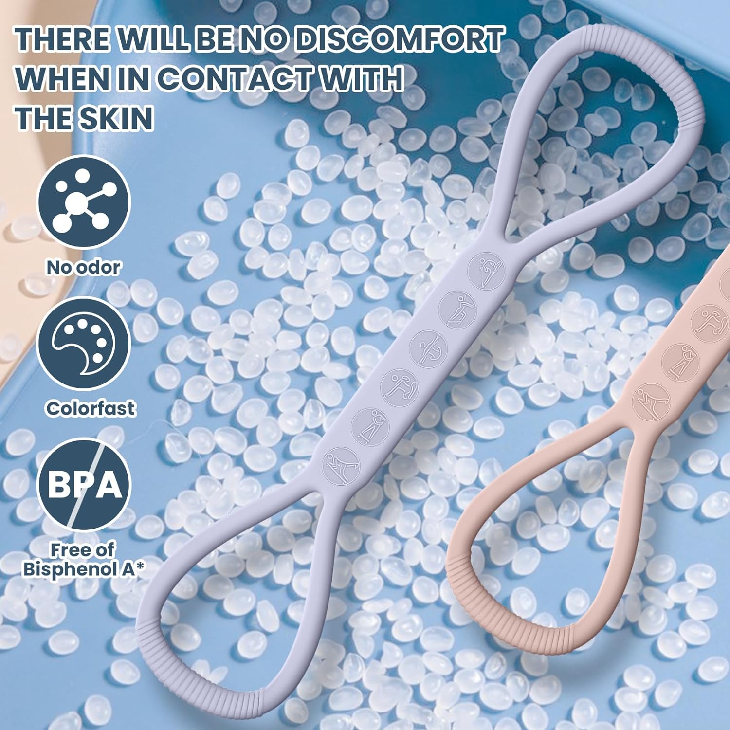 Skiennix Figure 8 Resistance Band - Upgraded Physical Therapy Tool | 3 Resistance Levels for All Ages