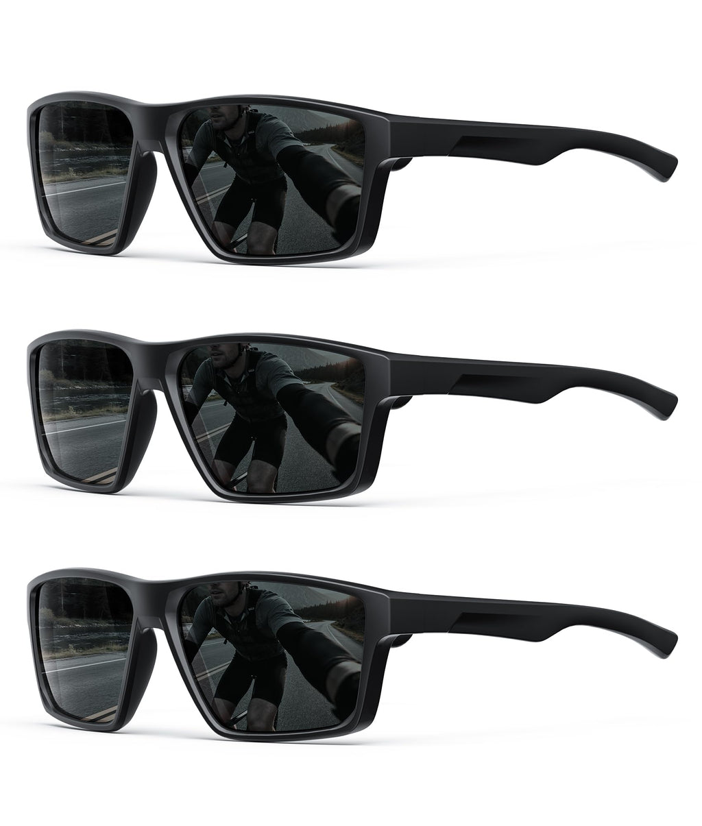 KALIYADI Sports Mens-Sunglasses Women Polarized-Sunglasses-Men: Sun Glasses with UV400 for Driving Running Cycling