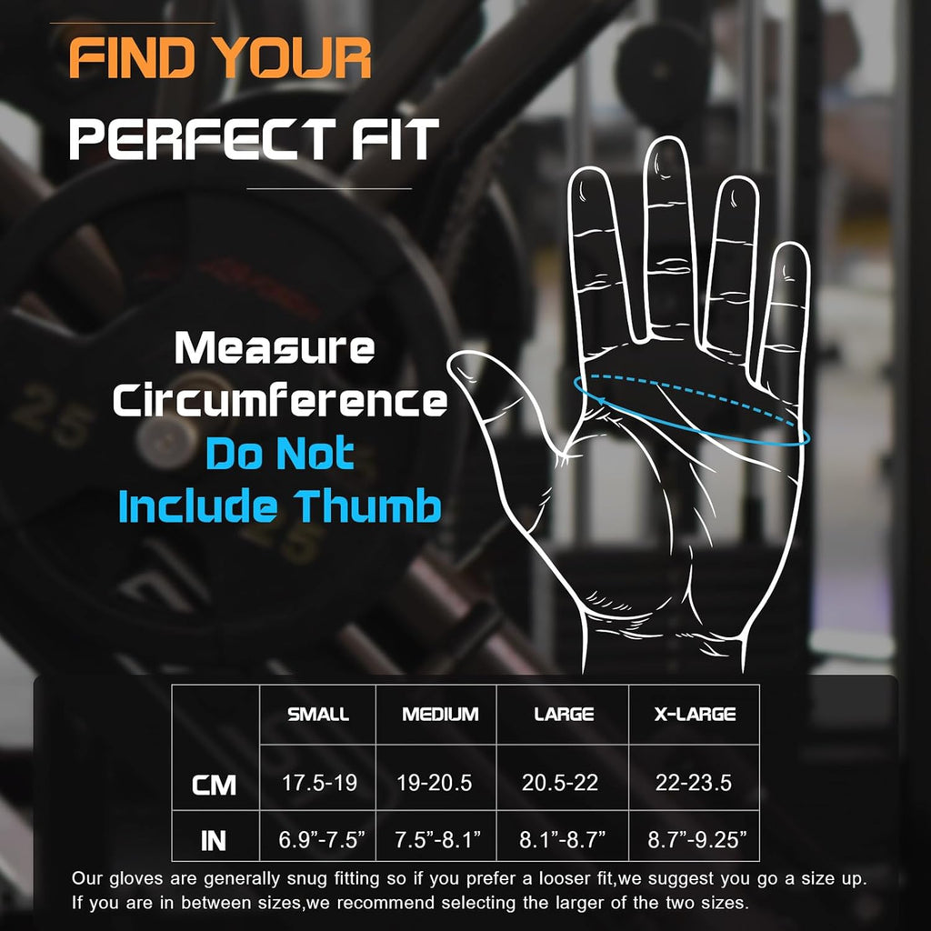 Skiennix Workout Gloves for Women - Breathable Fingerless Weight Lifting Gloves with Non-Slip Silicone Padding | Available in 4 Sizes