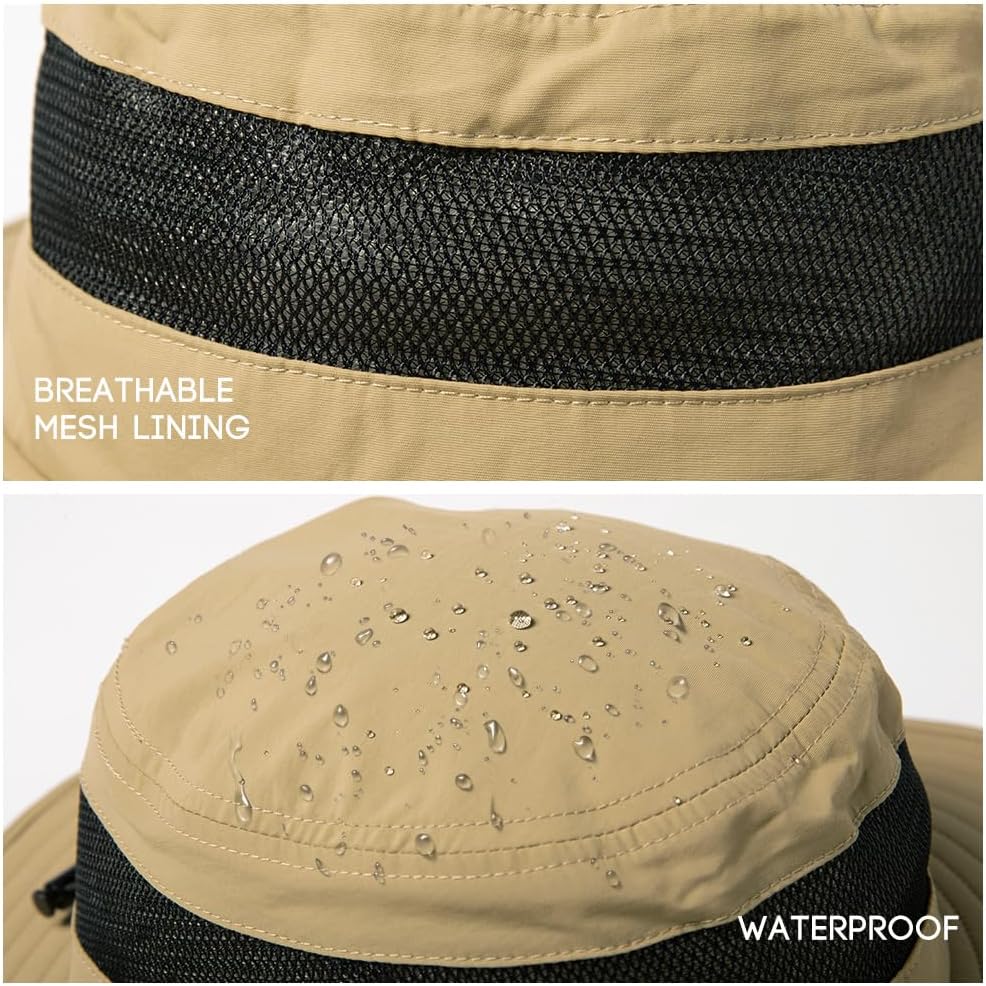 Skiennix Waterproof Golf Bucket Hat - UPF50+ Sun Protection | Oversized XL XXL for Big Heads