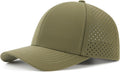 VOBOOM Men's Quick-Dry Baseball Cap - Laser Cut Mesh Design | Curved Brim Snapback Hat