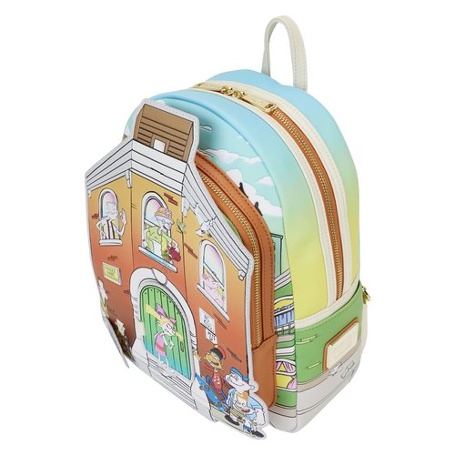 Loungefly Nickelodeon Hey Arnold! Sunset Arms Boarding House Mini Backpack