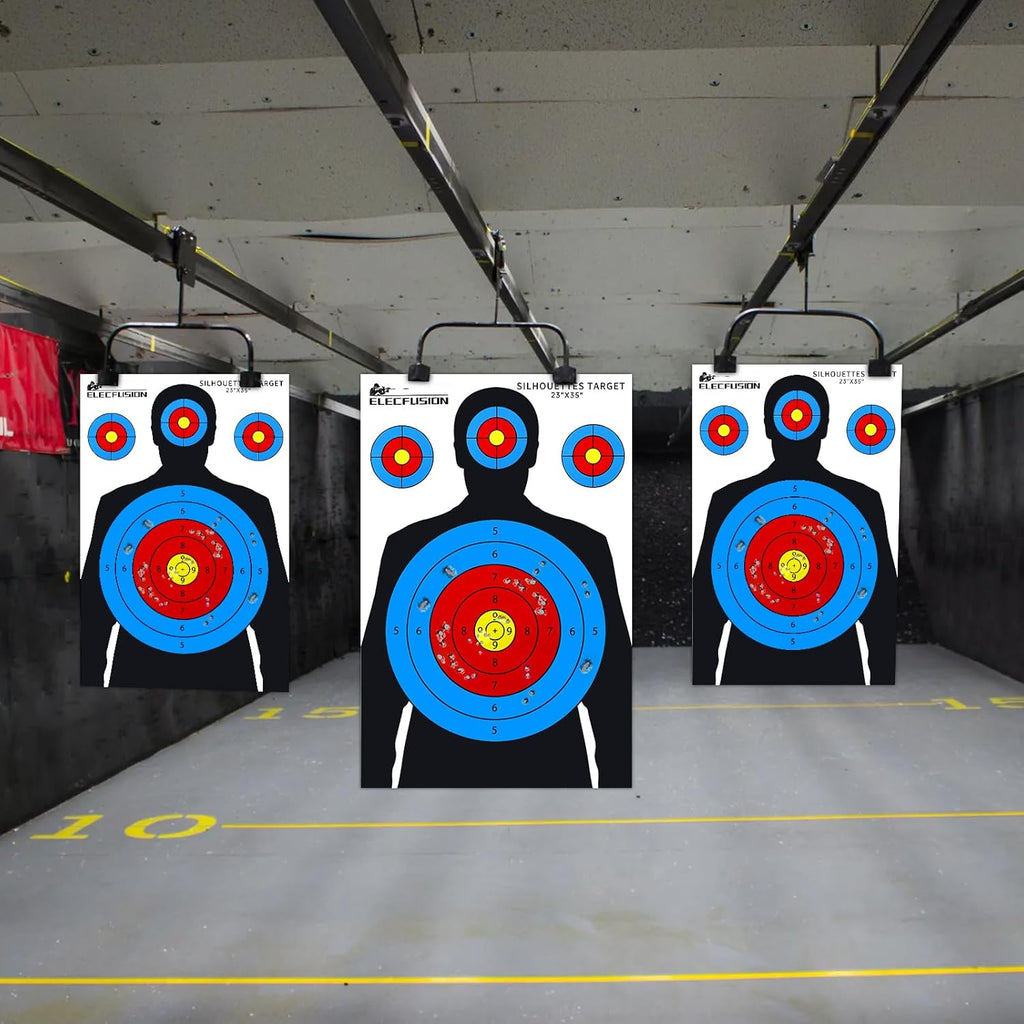 Silhouette Shooting Targets - 23x35 Inch Paper Targets for Indoor/Outdoor Shooting Range Use