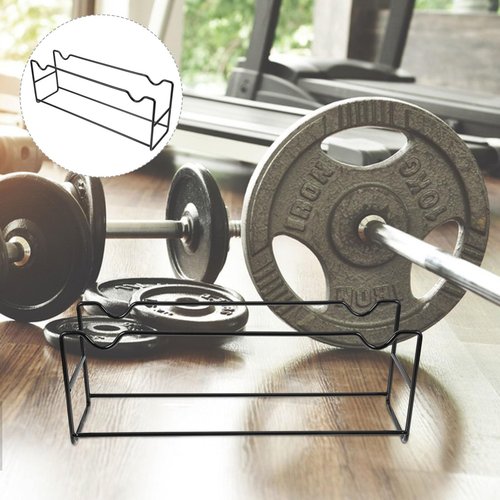 INOOMP Dumbbell Holder Stand Compact Dumbbell Rack for Home Gym Strength Training Weight Storage Rack 15.74X5.90X3.93In Fitness Equipment Organizer