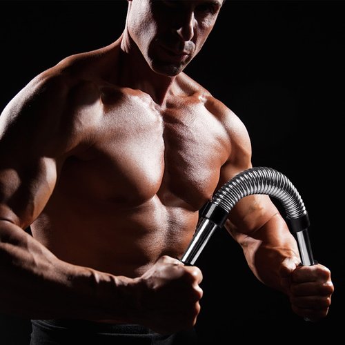 INNOLIFE Power Twister Bar, Upper Body Exercise Equipment for Chest Workout, Shoulder, Forearm, Bicep and Arm Strengthening Workout Equipment (132LB (60KG))