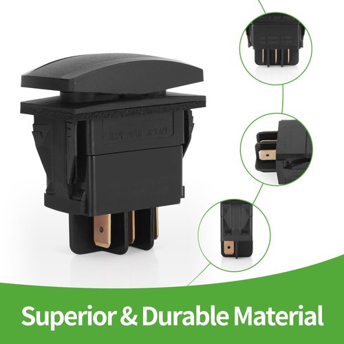 10L0L Golf Cart Forward Reverse Switch for Club Car DS Precedent 1996-up 48V Electric, Golf Cart Forward Reverse FWD REV Switch, OEM 1018560-01 1018560-02
