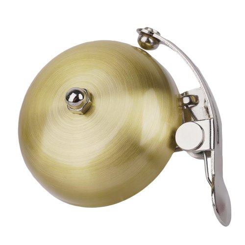 RidingRush Brass Bike Bell, Bicycle Bell for Adult Bikes, Loud & Clear Sound Bicycle Bell for Adults & Kids Classic Design, Easy Installation Fits Mountain, Road, Folding Bikes and Scooters