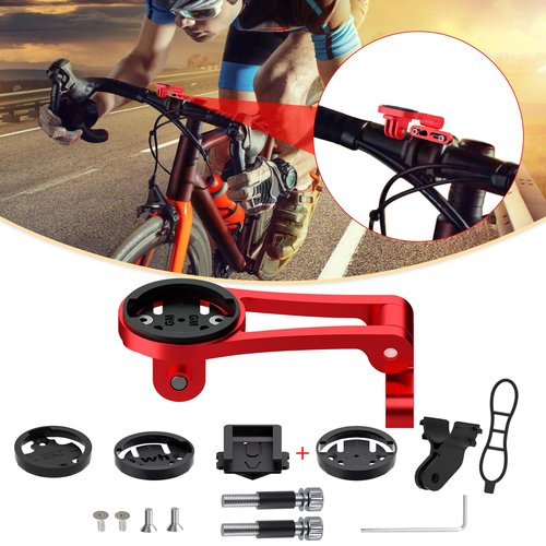 BIKOOCO Out Front Adjustable Bicycle Mount - Bike for Garmin Extended Mountain Bike Computer Road Mountain Cycling GPS Combo Extended Bike Accessories for 38mm Handlebar