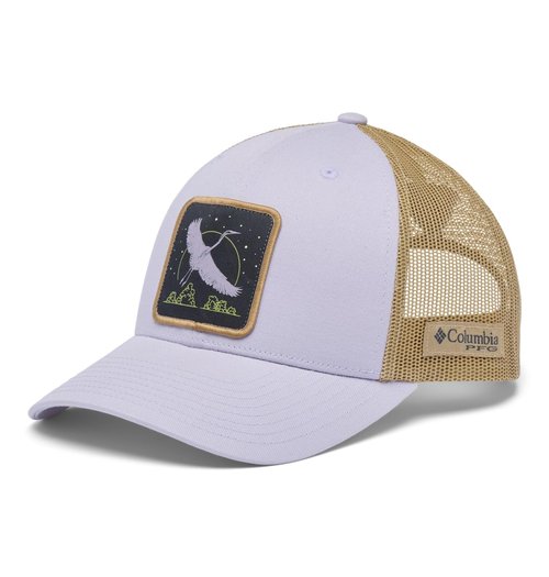 Columbia Women's PFG Mesh Ball Cap, Lavender Pearl/Beach/W Bird Storm, One Size