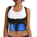 Everfion Sauna Suit for Women Shaper Vest Waist Trainer Sweat Sauna Shirt for Women Workout Tank Top with Zipper