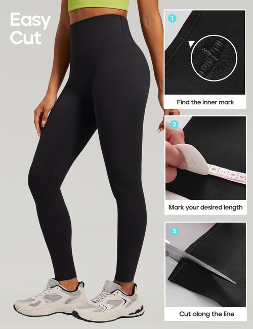 Heathyoga Scrunch Butt Lifting Leggings for Women Tummy Control Seamless Compression Workout Leggings for Women Yoga Pants Black