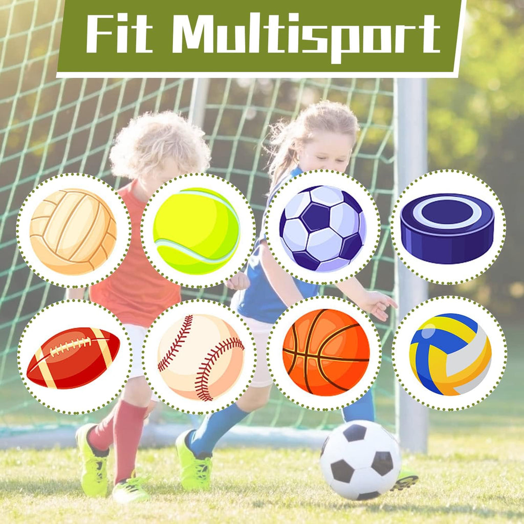 Zando Kids Soccer Socks - 4 Pairs of Knee High Athletic Socks for Boys & Girls