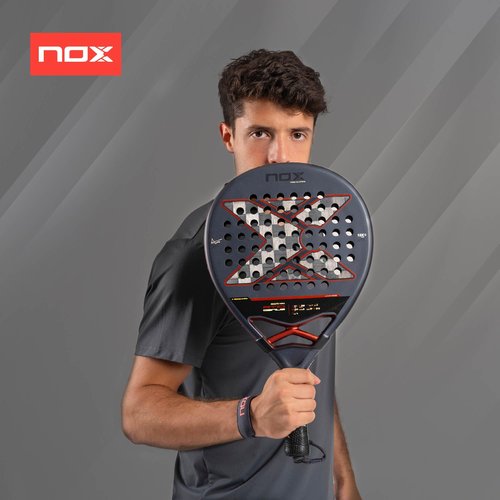 Padel Racket AT10 Genius 18K Alum by Agustin Tapia 2025 | Luxury Teardrop Pala Padel | Enhanced EOS Flap & NOX Custom Grip Technology Dual Texture Spin Control Advanced paddle racket Elite Performance